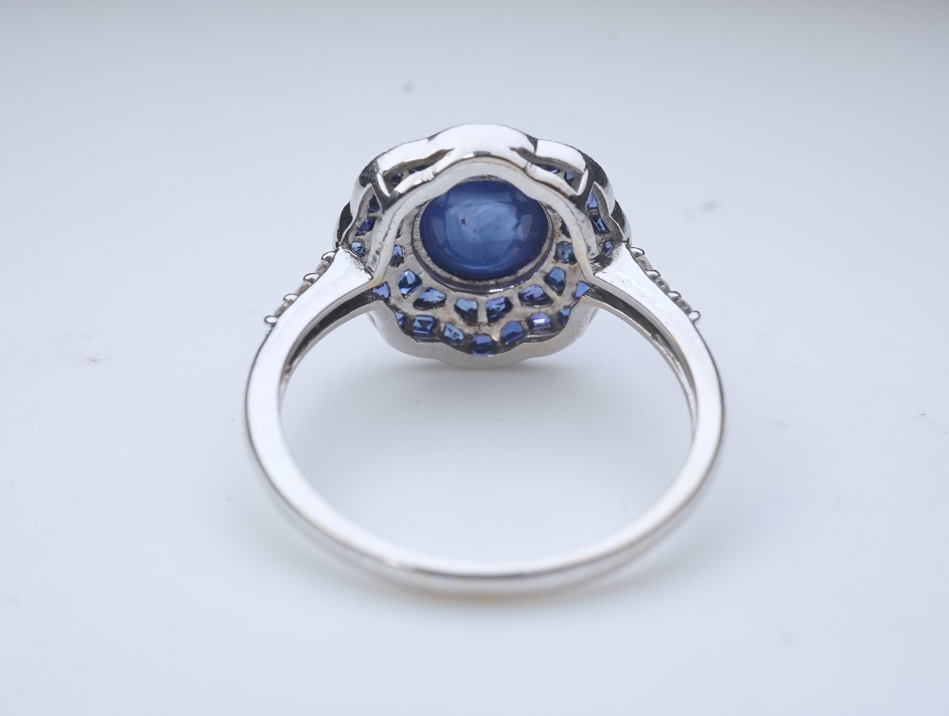 A sapphire ring